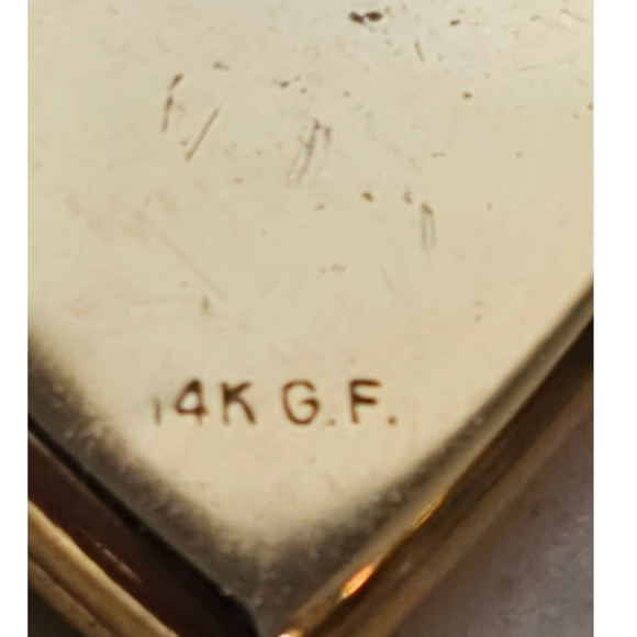 Vintage 14k Gold Heart Locket Pendant - Picture 3 of 4